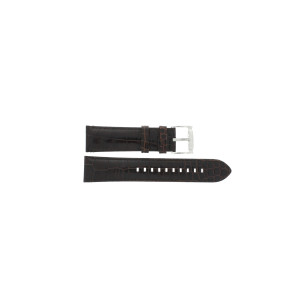 Watch strap Armani AR2419 Leather Brown 22mm