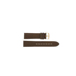 Watch strap Armani AR4662 Leather Brown 22mm