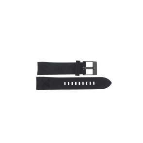 Watch strap Armani Exchange AX1120 Silicone Black 22mm
