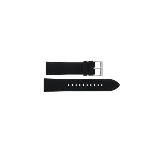 Watch strap Armani Exchange AX1326 Silicone Black 22mm