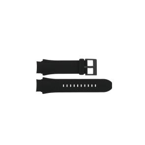 Watch strap Armani Exchange AX1401 Rubber Black 19mm