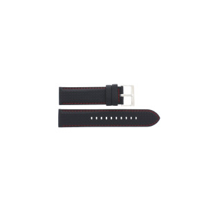 Watch strap Armani Exchange AX1611 Leather/Textiles Black 22mm