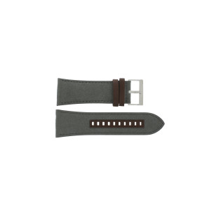 Watch strap AX2212 Leather Grey 32mm