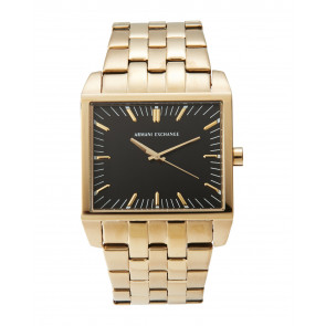 Watch strap AX2215 Steel Gold Toned 28mm