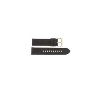 Watch strap Armani Exchange AX2508 Leather Dark brown 22mm