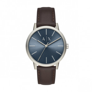 Watch strap AX2704 Leather Brown 20mm