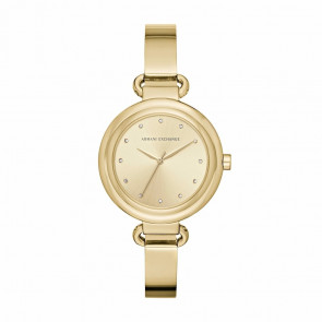 Watch strap Armani Exchange AX4240 Steel Gold Toned 12mm