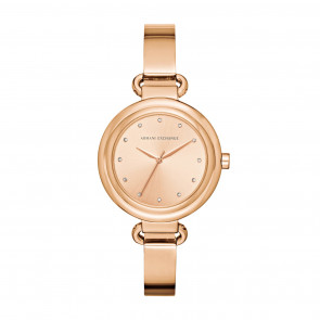 Watch strap Armani Exchange AX4241 Steel Rosé 12mm