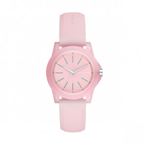 Watch strap AX4361 Silicone Pink 20mm