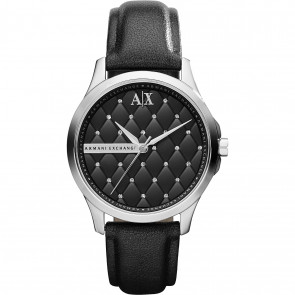 Watch strap Armani Exchange AX5204 Leather Black 18mm