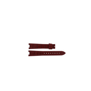 Watch strap Balmain B81344212 Leather Red 16mm