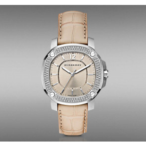 Watch strap Burberry BBY1400 Crocodile skin Light brown