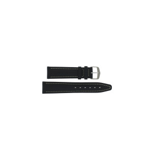 Watch strap Tag Heuer BC0150 / WE1111/2 Leather Black 20mm