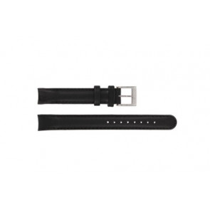 Watch strap Mondaine BM20014 Leather Black 14mm