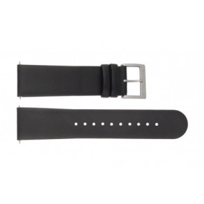 Watch strap Mondaine BM20016 / BM20204 / BM20005V Leather Black 22mm