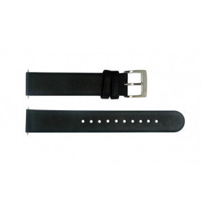 Watch strap Mondaine BM20026 Leather Black 16mm
