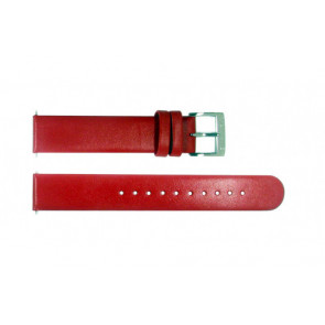 Mondaine horlogeband BM20030 / FE3118.30Q Leder Rood 18mm