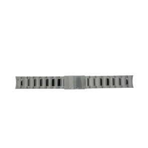 Watch strap Fossil BQ1000 / BQ1003 / BQ1010 / New link Shiny Stainless steel Steel 20mm