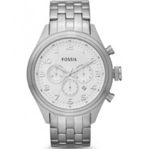 Watch strap Fossil BQ1028 Stainless steel Steel 22mm