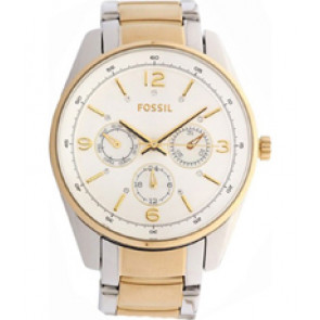 Watch strap Fossil BQ1072 Stainless steel Bi-color 20mm