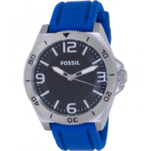 Watch strap Fossil BQ1172 Silicone Blue 22mm
