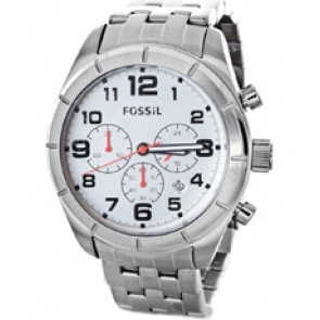 Watch strap Fossil BQ1237 Stainless steel Steel 22mm
