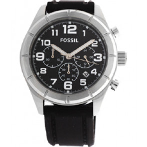 Watch strap Fossil BQ1243 Silicone Black 22mm