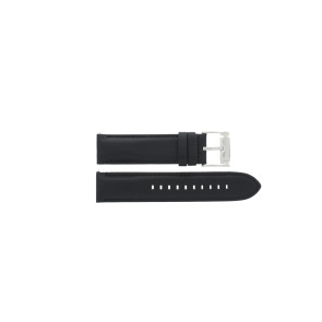 Watch strap Fossil BQ1279 Leather Black 22mm