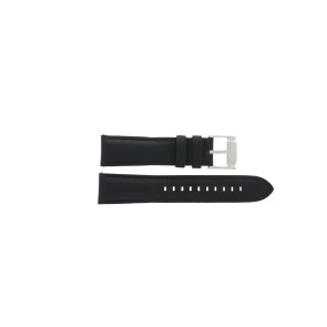 Watch strap Fossil BQ1486 Leather Black 22mm