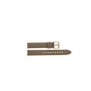 Watch strap Fossil BQ1576 Leather Beige 14mm