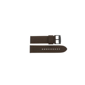 Watch strap Fossil BQ1728 Leather Brown 24mm