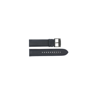Watch strap Fossil BQ2007 Leather Blue 22mm