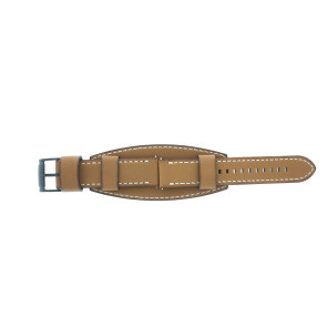 Watch strap Fossil BQ2054 Leather Brown 22mm