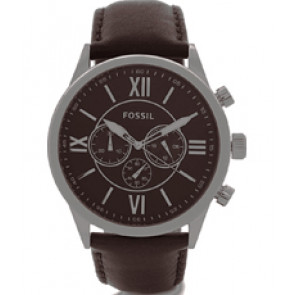 Watch strap Fossil BQ2087 Leather Brown 26mm