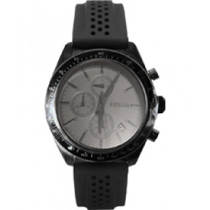 Watch strap Fossil BQ2149 Silicone Black 20mm