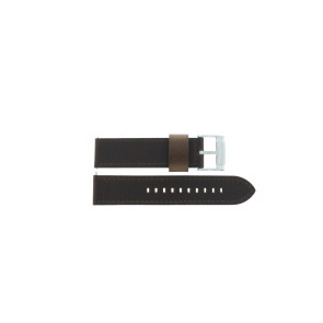 Watch strap Fossil BQ2202 Leather Brown 22mm