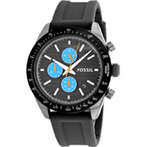 Watch strap Fossil BQ2214 Silicone Grey 22mm