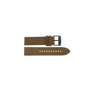 Watch strap Fossil BQ2305 Leather Brown 22mm