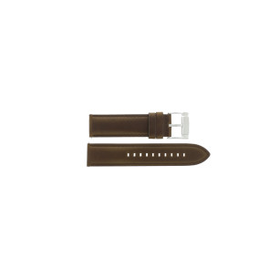 Watch strap Fossil BQ2309 Leather Brown 22mm
