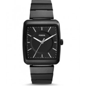 Watch strap Fossil BQ2354 Stainless steel Black 20mm