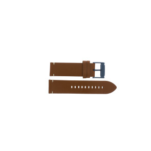 Watch strap Fossil BQ2427 Leather Brown 24mm