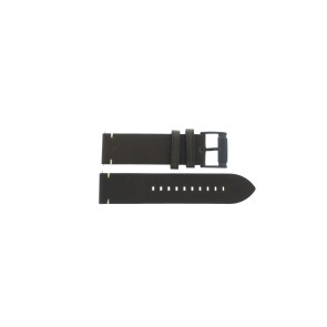 Watch strap Fossil BQ2429 Leather Brown 24mm