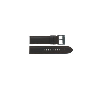 Watch strap Fossil BQ2460 Leather Brown 22mm