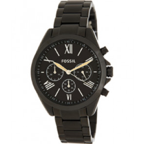 Watch strap Fossil BQ3032 Stainless steel Black 18mm
