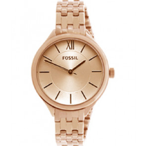 Watch strap Fossil BQ3049 Stainless steel Rosé 14mm