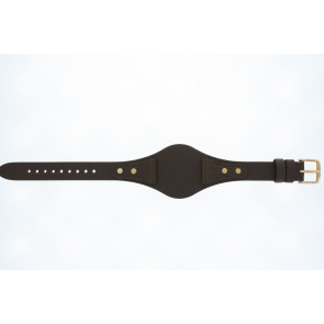Watch strap Fossil BQ3065 Leather Brown 18mm