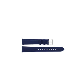 Watch strap Fossil BQ3109 Leather Blue 18mm