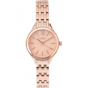 Watch strap Fossil BQ3132 Stainless steel Rosé 10mm
