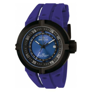 Watch strap Invicta 0837.01 Rubber Blue