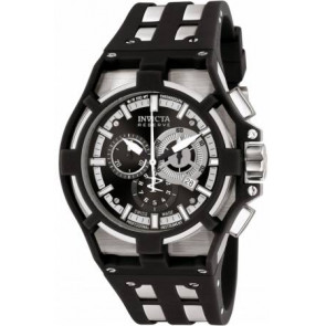 Watch strap Invicta 0636.01 Rubber Bi-color 28mm